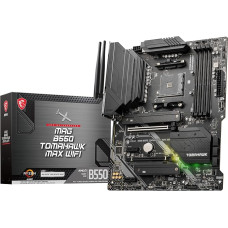 MSI MAG B550 Tomahawk Max WiFi Motherboard ATX, AM4 - AMD Ryzen 5000 Ready - DDR4 Boost 5100+MHz/OC, PCIe 4.0 & 3.0 x16, M.2 Gen4 & Gen3, 2.5G LAN, Wi-Fi 6E, Bluetooth 5.2