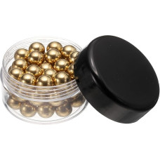 sourcing map Pack of 50 8 mm Bearing Balls H62 Brass Ball G200 Precision Balls