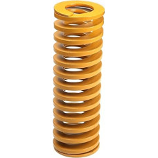 TNBCCXN Metallfedern, Federn suspaudimo spyruoklė, 65x22mm (LxOD) lengvos apkrovos 3D spausdintuvo spyruoklė, suspaudimo formos spyruoklė, skirta mechaninei įrangai, 10D spausdintuvo priedai, geltona 1 vnt.