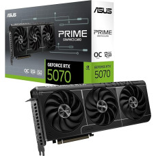 ASUS Dual GeForce RTX 5070 12GB GDDR7 OC Edition žaidimų vaizdo plokštė (NVIDIA Blackwell architektūra ir DLSS 4, 2,5 lizdo konstrukcija, SSF, PCIe 5.0, 3x DisplayPort 2.1b, 1x HDMI 2.1b, PRIME-RTX5070-O12G)