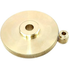 Ritzel, Ritzelmotorzahnrad, 0,5M, 96-130 Zähne, 100110120 Zähne, Stufenkupferzahnrad, konvexer gerader Zahn, 8mm Keilnutteile, 3/3,17/4/4/5/6/6,35/7/8/10/12mm Loch(120 dantų, 6.35mm)