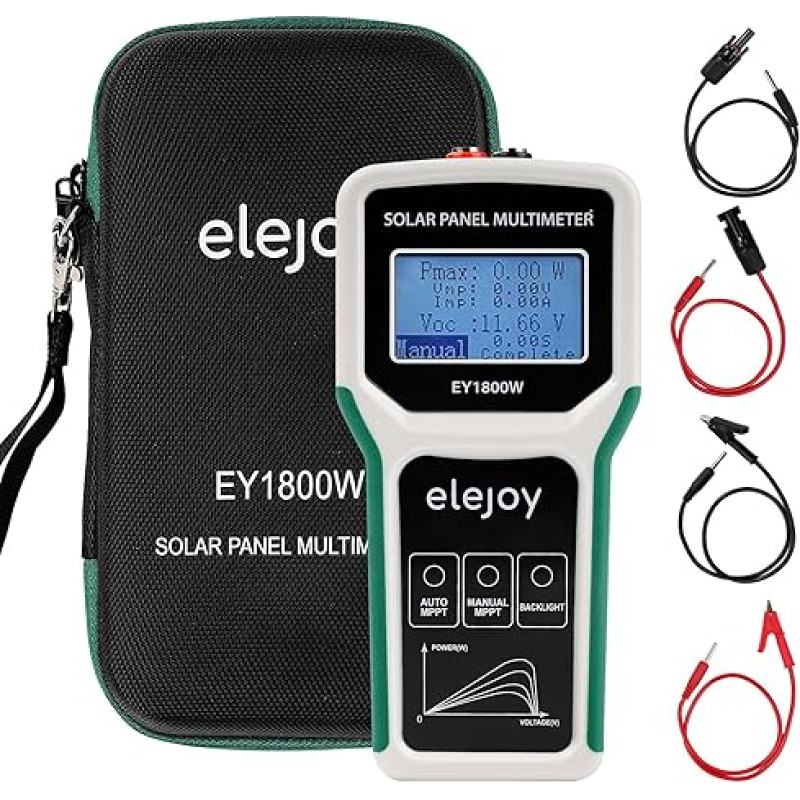 Solarpanel mppt tester 1800W PV messgerät photovoltaik panel multimeter Solarmodul tester optimierer Für die Messung der Leistung von Solarmodulen, nicht höher als DC 20-120V 60A.