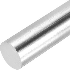 sourcing map Linearbewegungsstangen, 25 mm Außendurchmesser, 300 mm Länge, Stahlbewegungsstange, Schaftführung, Linearschienenstangenwelle für CNC, 3D-Drucker