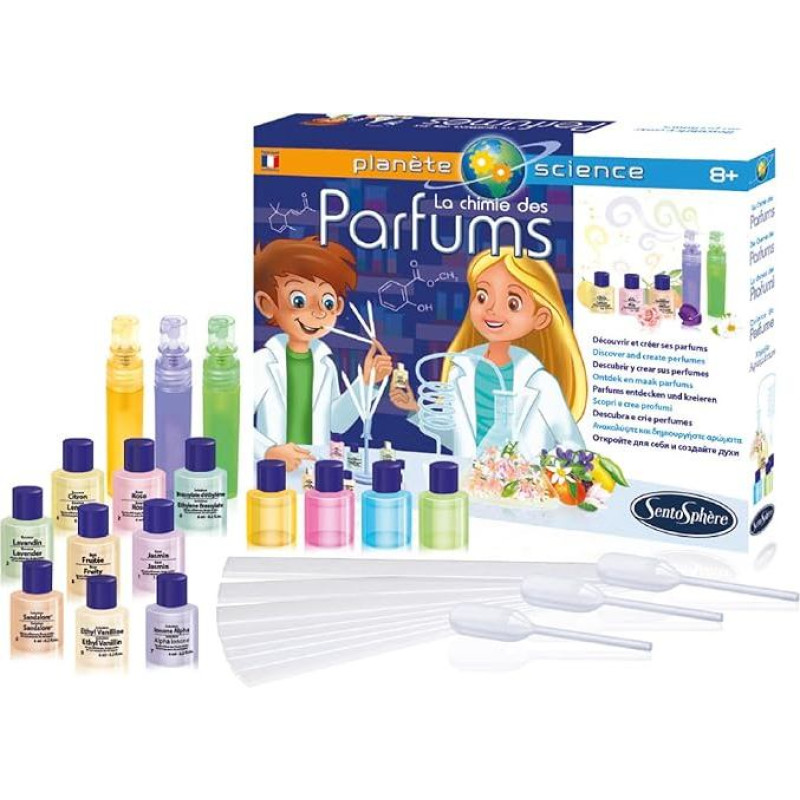 Sentosphère - Kvapų chemija - Mokslo žaidimas - kūrybinis rinkinys - 2832 - nuo 8 metų