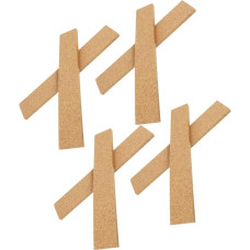 NUOBESTY 8 Stücke Kork Bord Fliesen Selbst Klebe Kork Träger Streifen Für Büro Memo Board