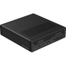 MINIS FORUM AMD Ryzen 9 7945HX MS-A2 mini kompiuteris (16C/32T, iki 5,4 GHz), 32 GB DDR5, 1 TB SSD, PCIe × 16, HDMI/2x USB-C (8K, 60 Hz), 2X 10G SFP+ 2X 2,5G LAN, 3X M.2 SSD (2280/221) 10/U.2 )