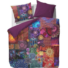 Essenza Delhi Patalynė įvairiaspalvė, violetinė, 80x80 cm - 135x200 cm