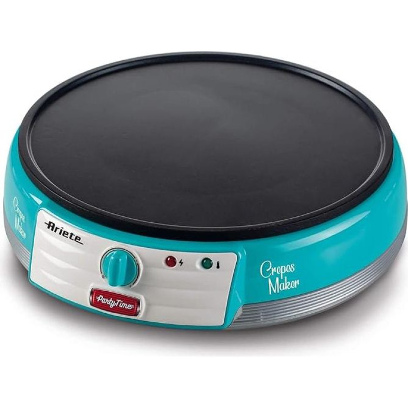 ARIETE 202/01 Partytime Crepe Maker 1000 W Turquoise
