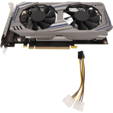 Lazmin112 GTX550Ti GDDR5 6GB 128bit PC Graphics Card 3400MHz Memory 800MHz Core Dual Fan PCI E 2.0 HDMI VGA DVI Interface for Office Games (GTX550Ti 8GB)