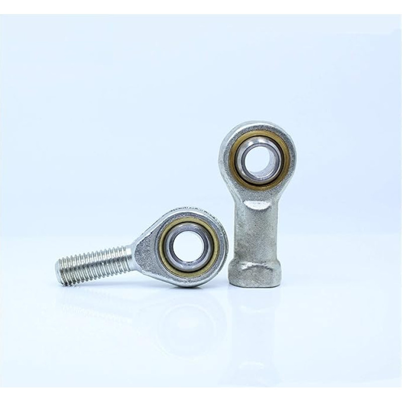 TBZOQAID Stangenendlager SI16 18 20 22 25 28 T/K PHSA-Lager for 3D-Druckerteil 1 Stück metrisches männliches Kugelgelenk mit Gewinde for Rechts-/Linkshänder(SI28T K 1PC)