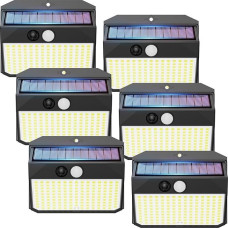 Topabol Solar Lights for Outdoor Use with Motion Sensor, 150 LED Solar Lights for Outdoor Use with 3 Modes, 180° Wide Angle Lighting, Solar Wall Light Outdoor IP65, Solar Outdoor Light for Garage,