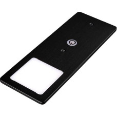 kalb LED Under-Unit Lights, Black, 5 W, Very Flat Kitchen Light with Touch Dimming Function, Recessed Spotlight, Selection: Set of 1, Warm White