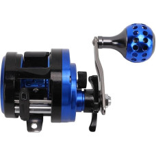 Metalinis būgnas Žvejybos ritė 7+1BB 4.7:1 Didelio greičio žvejybos ritė su 6KG maksimalios magnetinės jėgos stabdžiu