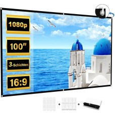 Projektoriaus ekranas 100 colių sulankstomas nešiojamas ekranas Projektorius 