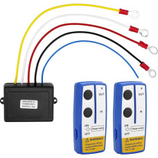 QWORK® Winch Remote Control Electric Winch Remote Control Range 30-70m 12V Batteries Not Included