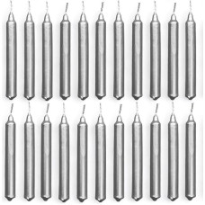 MIJOMA Set of Festive Tree Candles, Christmas Candles, Pyramid Candles, Christmas Tree Candles Made of Wax for Christmas Tree, Birthday Parties and Cakes, Long Burning Time, Diameter 11 x 105 mm (22,