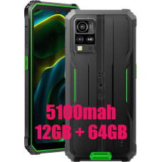 Blackview BV4800 SE Outdoor Mobile Phone, 5100 mAh, 12GB + 64GB/2TB (2025), Smartphone Without Contract, 6.56 Inch 90Hz, IP69K Waterproof, Construction Site Mobile Phone, 16MP + 8MP/Dual 4G/OTG/GPS