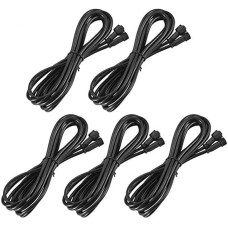 FVTLED 5 pieces 3 m 2 pin extension cable for monochrome LED lights, IP67 waterproof