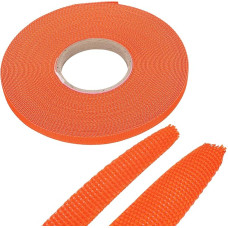 išteklių žemėlapis Geflochtene Kabelhülsen, Schrumpfschlauch, 0,6 cm, 18,3 m, Orange, 2:1 Verhältnis, Schrumpfschlauch, Kabelschutz für Kabelbaumkabel, Netzwerkkabelschutz, Kabelmanagement