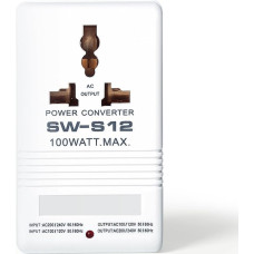 DewinLVD Voltage Converter Adapter, Voltage Converter Bidirectional Transformer Universal Travel Adapter 220/240V to 110/120V U.S.G. Plug S12 (50W)