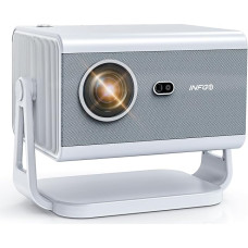 INFGO išmanusis projektorius, 28000 liumenų namų kino projektorius, palaikantis 4K, 1080P, Full HD, WIFI6, 