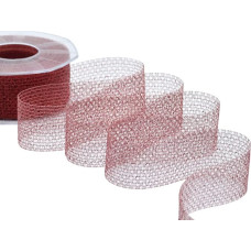 Furlanis Red Italian Fabric Ribbon 40mm x 25m
