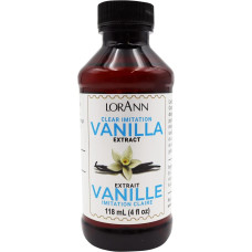 LorAnn Oils Clear Dirbtinis vanilės ekstraktas Dvigubo stiprumo 4oz