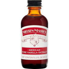 Nielsen-Massey Meksikietiškos grynosios vanilės ekstraktas 60 ml, vanilės ekstraktas iš meksikietiškų vanilės pupelių, natūralus vanilės preparatas kepiniams, desertams, ledams, padažams, be dirbtinių priedų