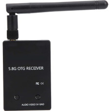 LiebeWH Audio FPV Receiver UVC OTG FPV Mini Audio Video Receiver 150CH 5.8G Frequency Bands RP-SMA for Android Smartphone