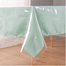 Newthinking PVC Waterproof Tablecloth Transparent 140 x 200 cm
