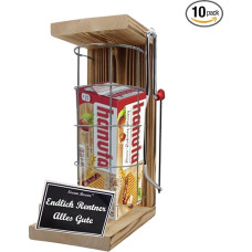 Pensijos dovana išėjimui į pensiją Išėjimas į pensiją Originalus juokingas Hanuta Geležies atsargų tinklelio narvas su avariniu pjūklo tekstu Juoda / W Endlich Rentner Alles Gute