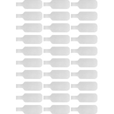 Wrap-It Storage Cable Labels Medium White (30-Pack) for Writing on Cables, Cable Tags and Wire Labels for Cable Management and Organizer for Electronics, Computers and More