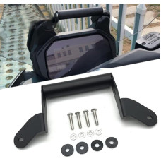 SPORTARC motociklo GPS navigacijos laikiklio rinkinys BMW C400GT 2019-2021, juodas, aliuminis, atsparus vandeniui, stačiakampis, 15 x 2 x 6 cm, laikiklis ant vairo, suderinamas su išmaniuoju telefonu ir GPS