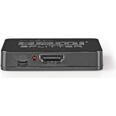 Nedis HDMI™ Splitter - 2-Port - HDMI™ Input - 2X HDMI™ Output - 2.25 Gbps - ABS/PVC - Black