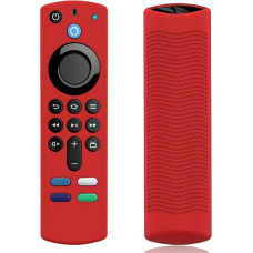 Silikon-Fernbedienungsabdeckung, Ersatz für Smart HD Streaming 3. Generation, 4K-Fernbedienung, rutschfest, waschbar, Schutzhülle mit Umhängeband