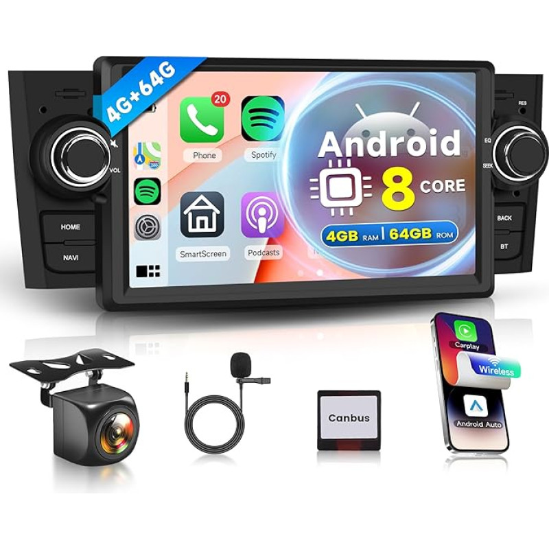 8 branduolių 4G + 64G belaidis 