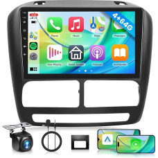 4+64G Android Car Radio for Fiat Doblo 2010-2015 Opel Combo 2011-2018 9 Inch Wireless Carplay Car Radio with Android Car Navigation GPS Mirror Link Bluetooth FM/RDS/DAB/EQ Steering Wheel Control