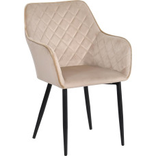 Duhome 8058 Valgomojo kėdė Audinys Velvetas Pasirinktos spalvos Retro dizaino fotelis kėdė su atlošu Metalinės kojos