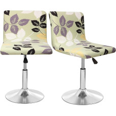 Deisy Dee C176 (A) Esszimmerstuhlhussen, Barhocker-Bezüge, 2 Stück