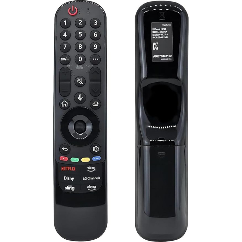 Magic Remote Control for LG Smart TVs OLED Evo Z3 G3 C3 B3 OLED (MR23GA) with Voice and Pointer Function