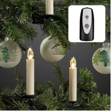 Hellum Wireless LED Christmas Tree Candles in Various Designs