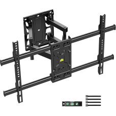 TV Wall Mount for 37-75 Inch Flat & Curved TV Screens FORGING Mount Dual Arm Full Motion Swivelling Tilting TV Wall Mount Holds 60 kg Max. VESA 600 x 400 mm