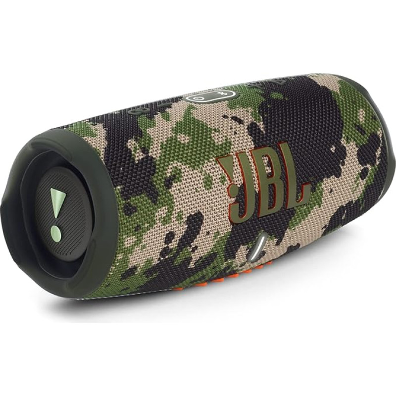 JBL Charge 5 Bluetooth Speaker, Waterproof Portable Boombox with Built-in Powerbank, One Battery Charge for up to 20 Hours of Wireless Music Enjoyment, Camouflage