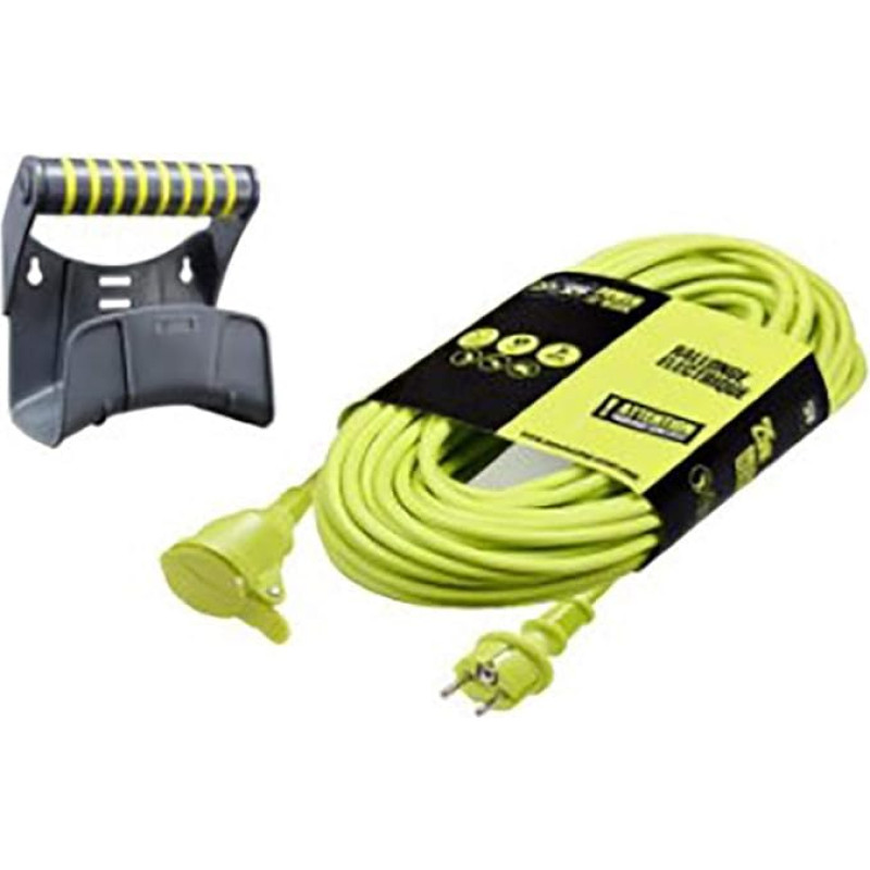 Masterplug Electric Garden 3 x 1.5mm Extension 20m 3680V 230V Green