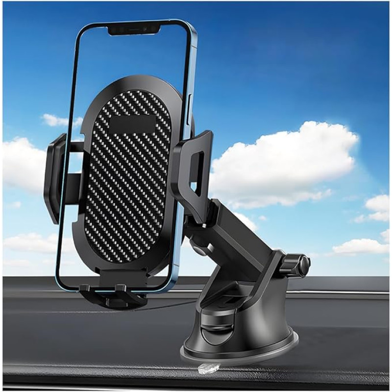 JNNJ Mobile Phone Holder Car, Car Mobile Phone Charging Stations Mobile Phone Holder Car, Car Mobile Phone Holder, 360° Rotatable Ventilation Car Mobile Phone Car Holder (Suction Cup Mount)