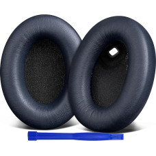 SOULWIT Professional Replacement Ear Pads for Sony WH-1000XM4 Over-Ear Headphones with Soft Protein Leather, Noise Isolation Foam, Extra Thickness-Blue