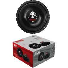 1 x Audio Systems P80DVC Subwoofer 20.00 cm 200 mm 8 Inch Double Coil 4+4 Ohm 500 Watt RMS 1000 Watt Max 88 dB Spl for Boot Lid