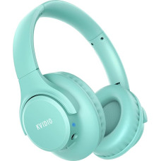 KVIDIO Bluetooth Headphones, Wireless Headphones with 65 Hours Playtime, Intensive Bass, Wireless 5.2 Bluetooth Headphones Over-Ear, Fast Charging, Long Battery Life for Mobile Phone, PC