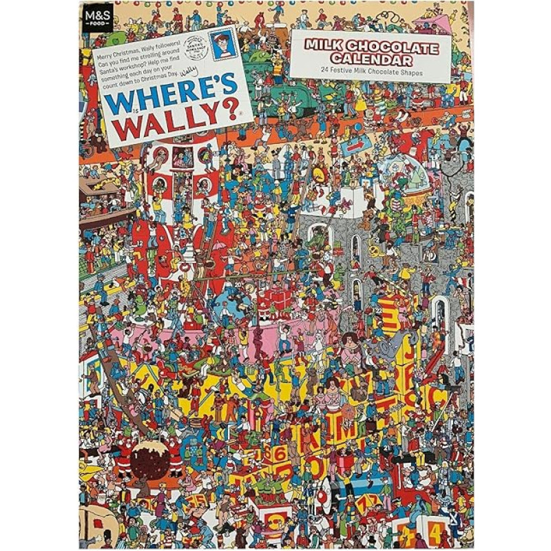 M&S Where's Wally Advent Calendar 80g