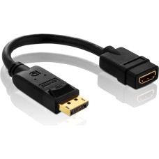 PureLink PureInstall Series PI155 Certified DisplayPort to HDMI Adaptor / DisplayPort Male to HDMI A Female / 0.1 m